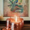 Veda geurkaarsen in pot met deksel set van 3