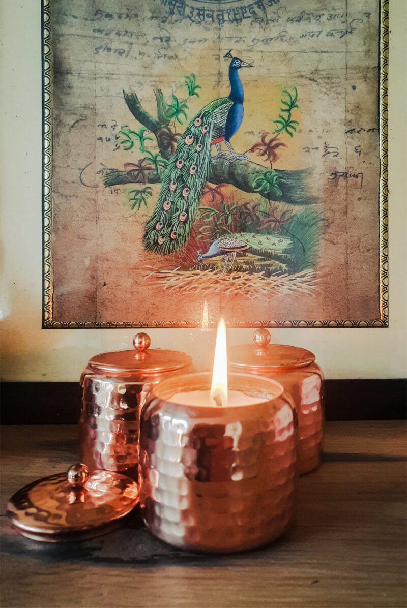 veda geurkaars Veda geurkaarsen in pot met deksel set van 3