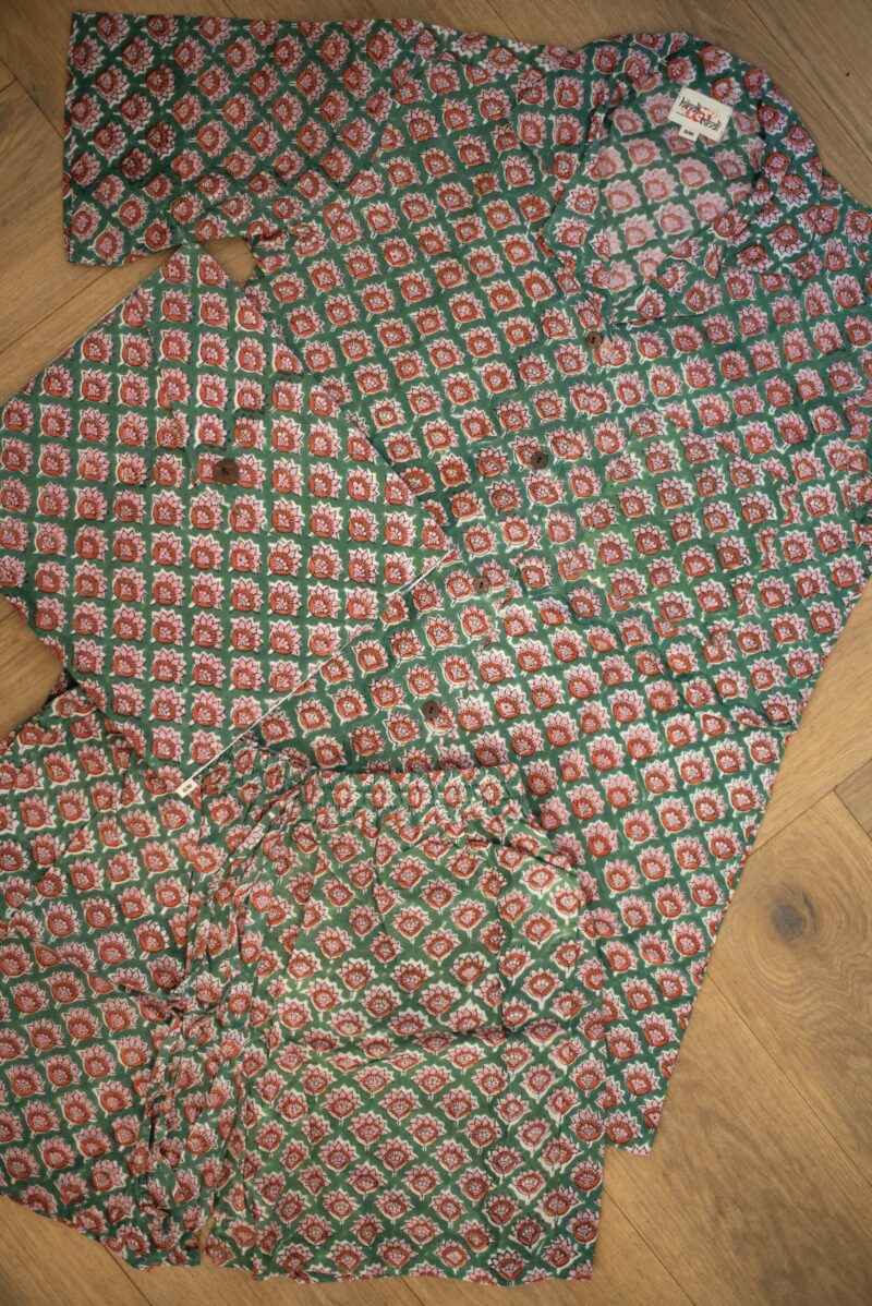 Blockprint pyjama set