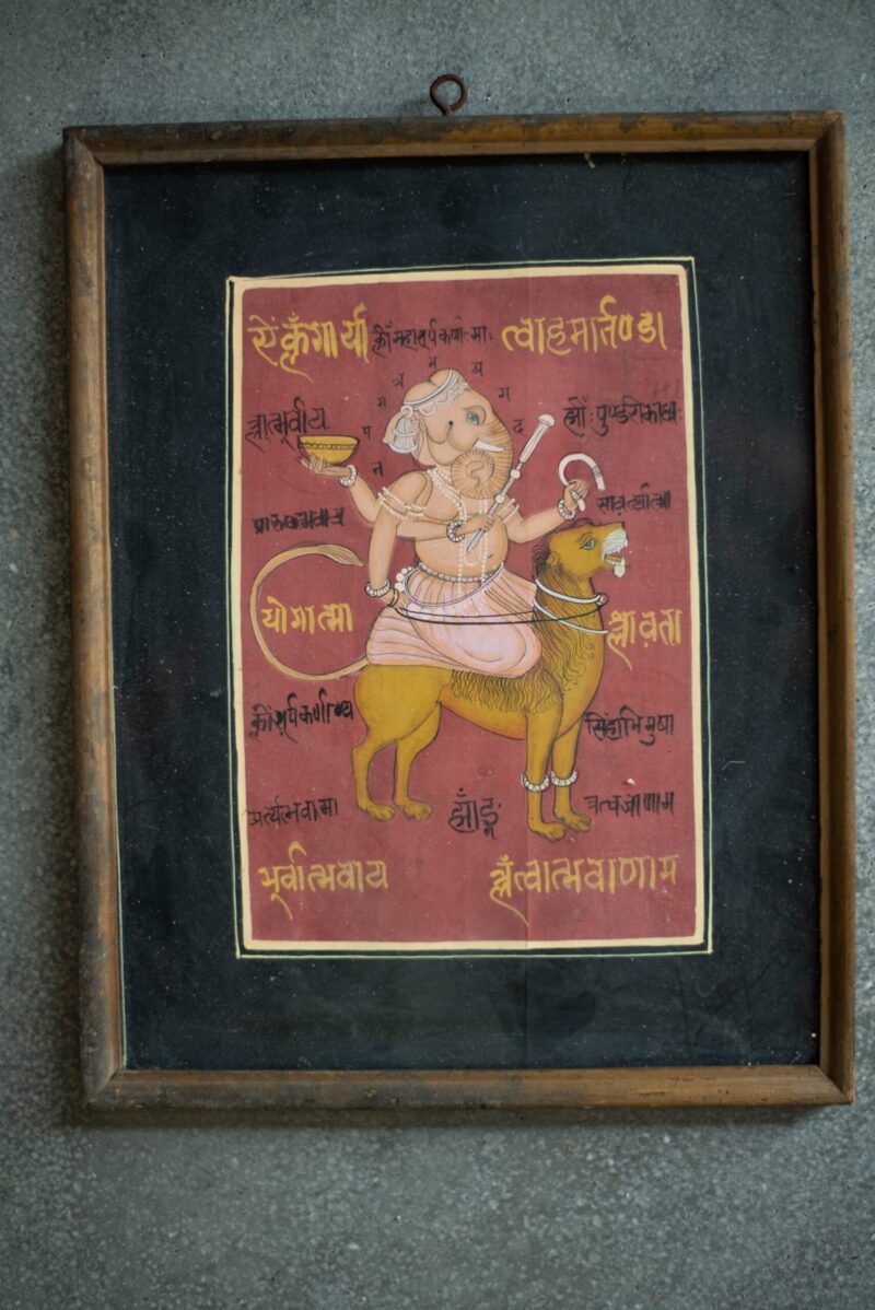 Antiek astrologische schilderij