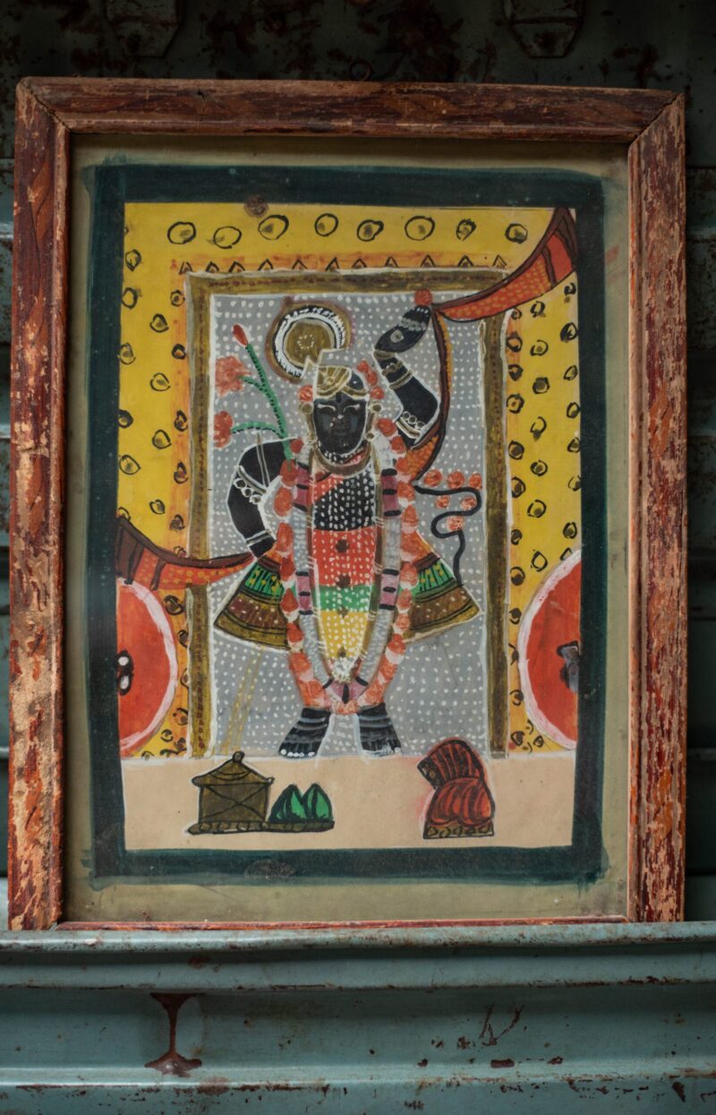 _DSC7724 Vintage schilderij Shrinathji