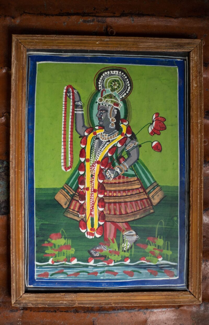 _DSC7731 Vintage schilderij Krishna