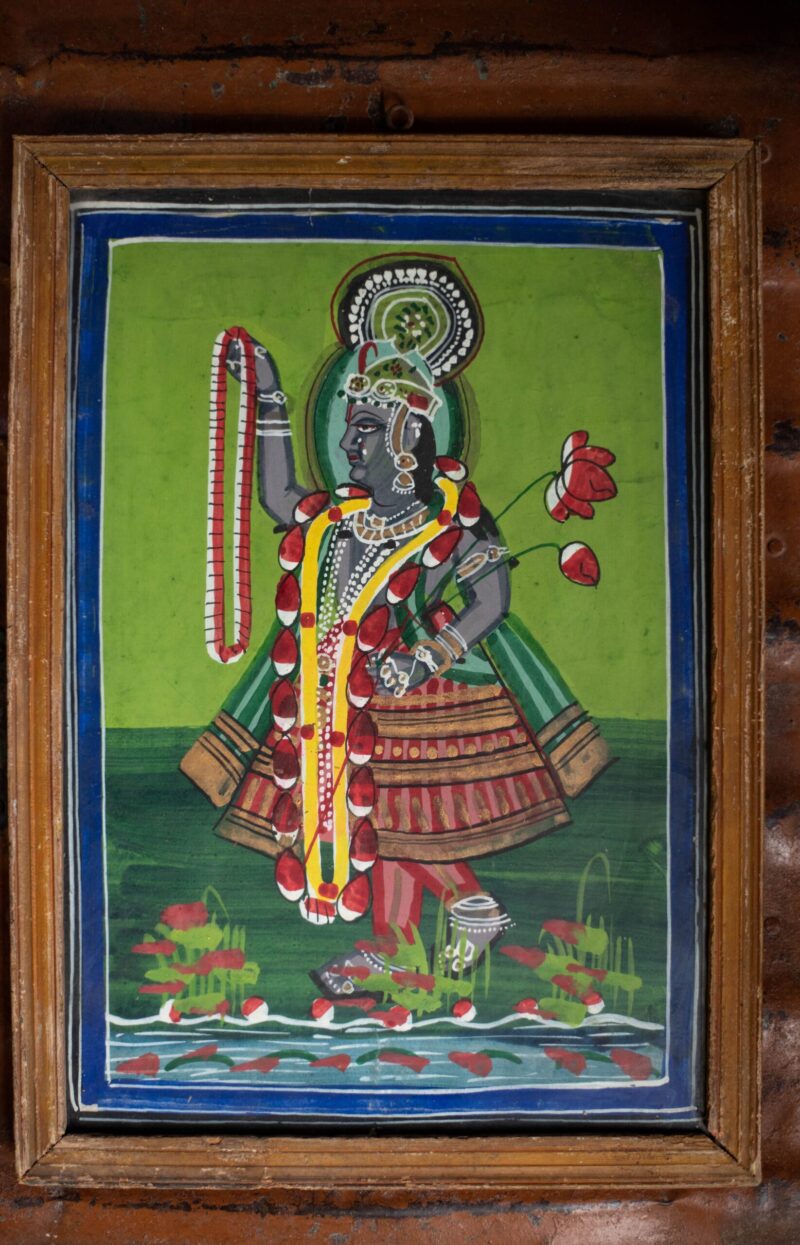 _DSC7732 Vintage schilderij Krishna