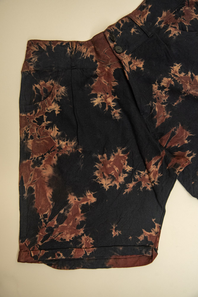 Korte broek tie dye