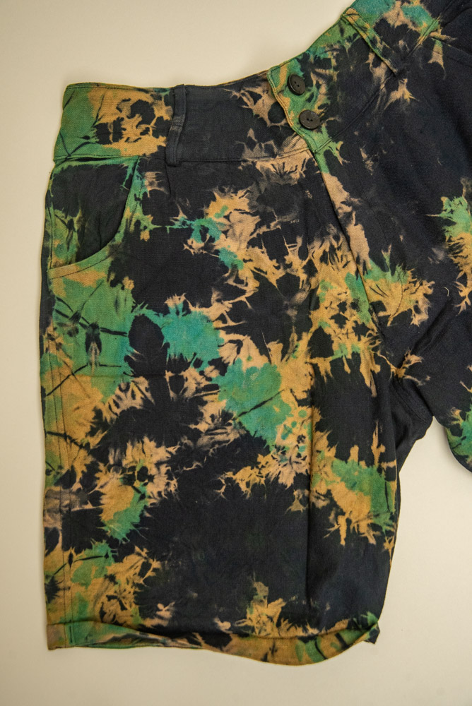 Korte broek tie dye