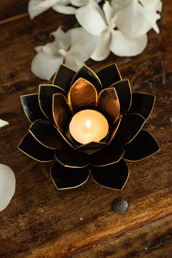 Lotus sfeerlichthouder