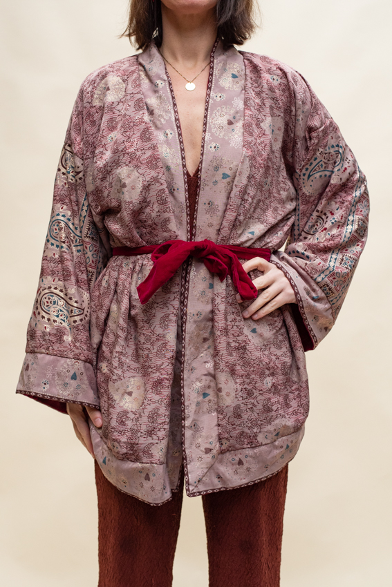 _DSC2995 Dubbelzijdige velvet kimono