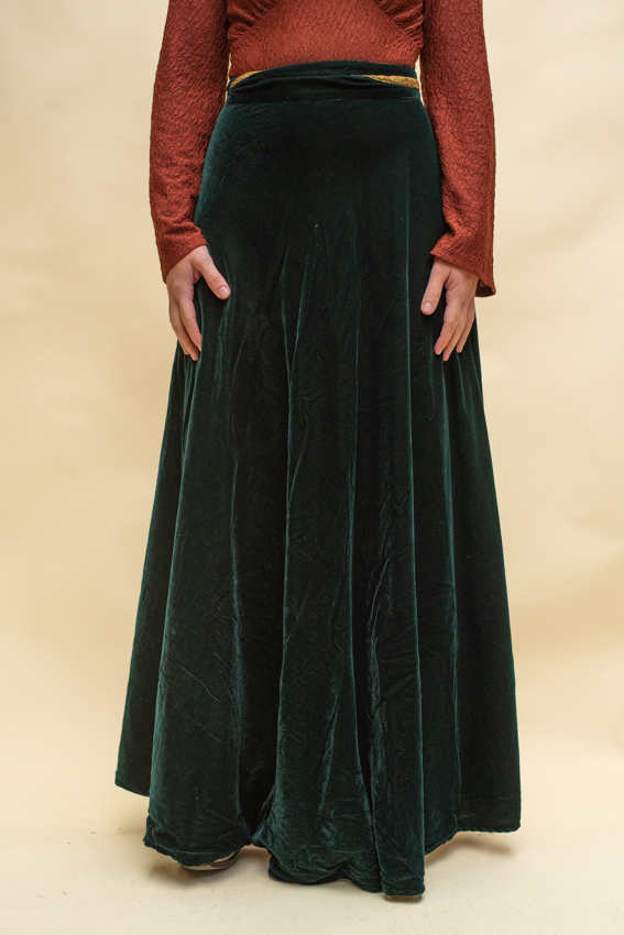 _DSC3090 Dubbelzijdige velvet wikkel rok