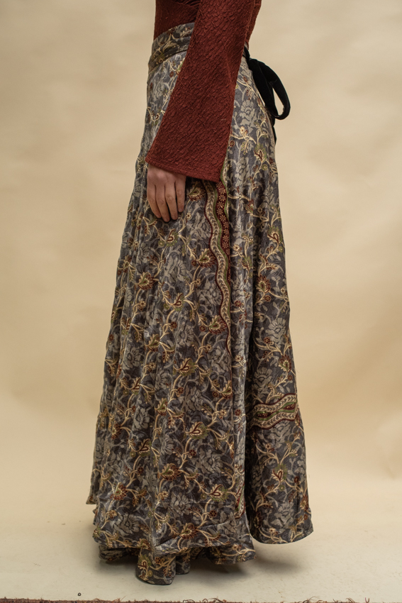 _DSC3148 Dubbelzijdige velvet wikkel rok