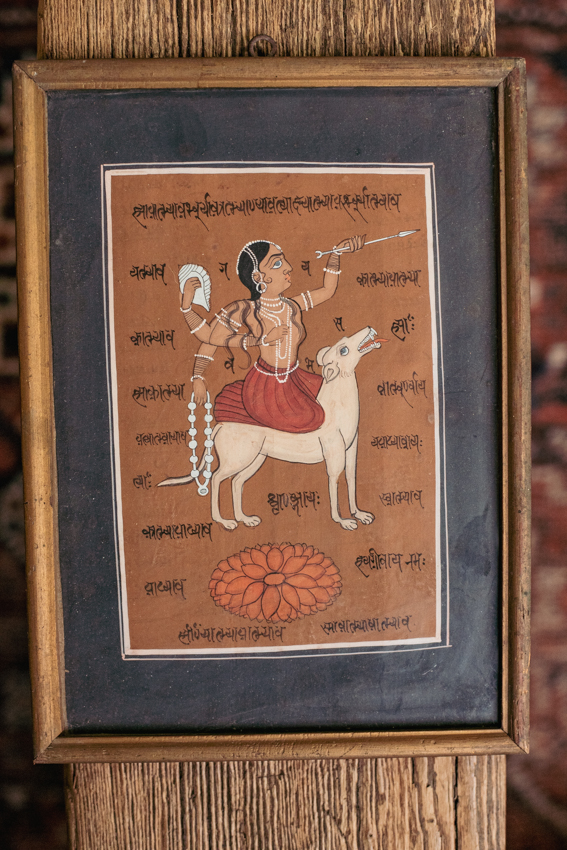 Antiek astrologische schilderij