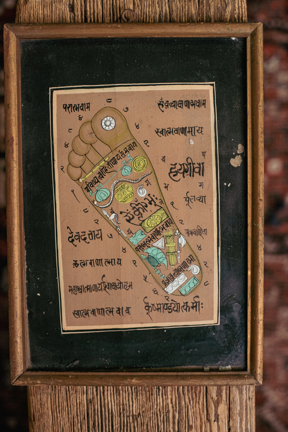 Antiek astrologische schilderij