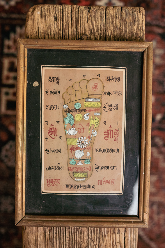 Antiek astrologische schilderij