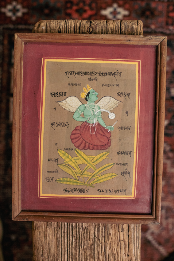 Antiek astrologische schilderij