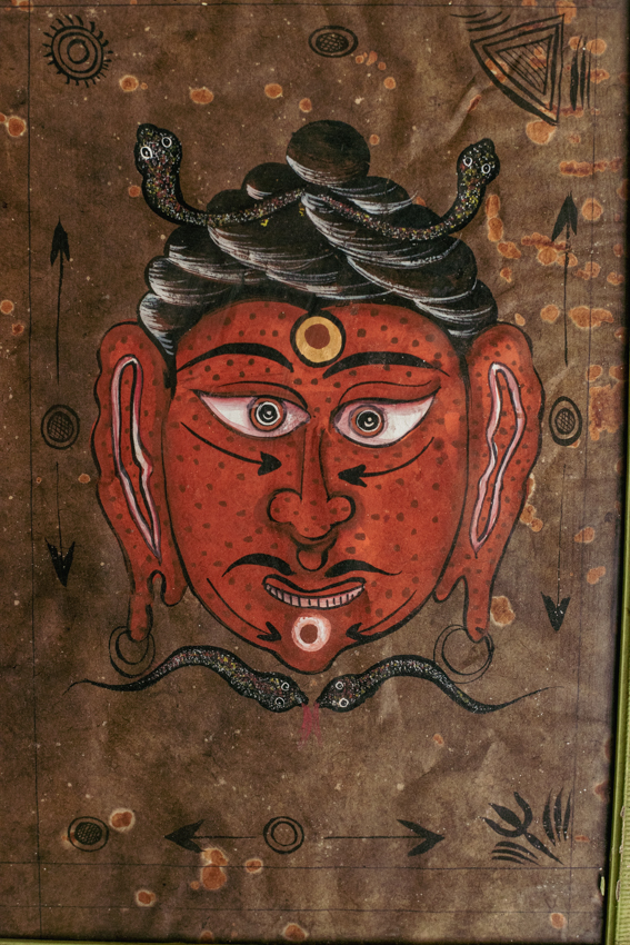 Antiek Tantra schilderij