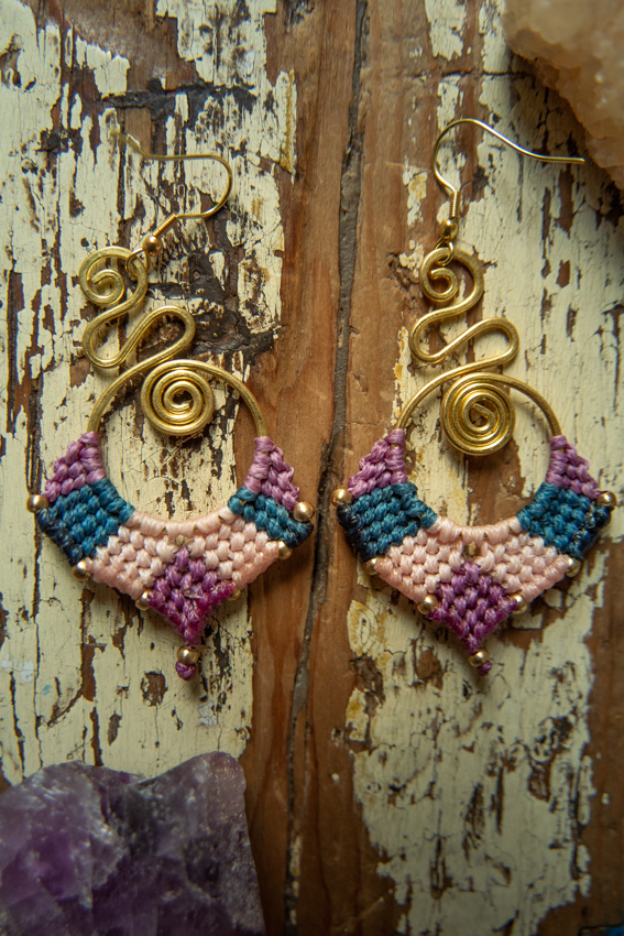 _DSC3764 Macramé Oorbellen
