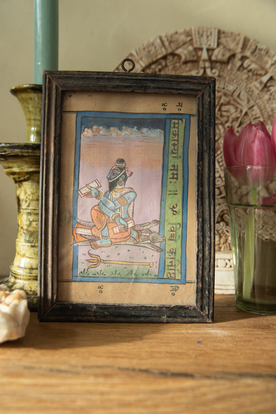 _DSC3938 Vintage schilderijtje Yoga