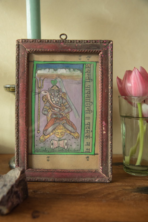 _DSC3995 Vintage schilderijtje Yoga