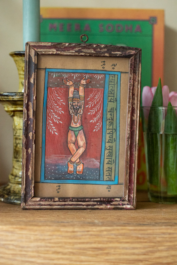 _DSC4030 Vintage schilderijtje Yoga