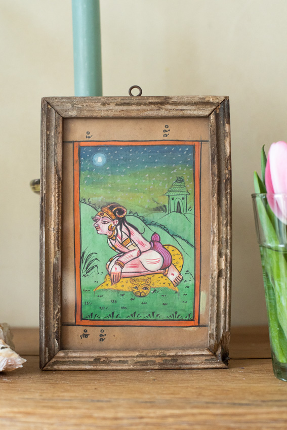 _DSC4106 Vintage schilderijtje Yoga