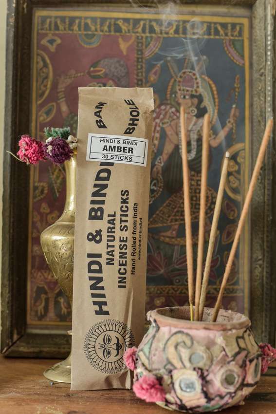 _DSC4989 100% Natuurlijke wierook - Amber (30 sticks)