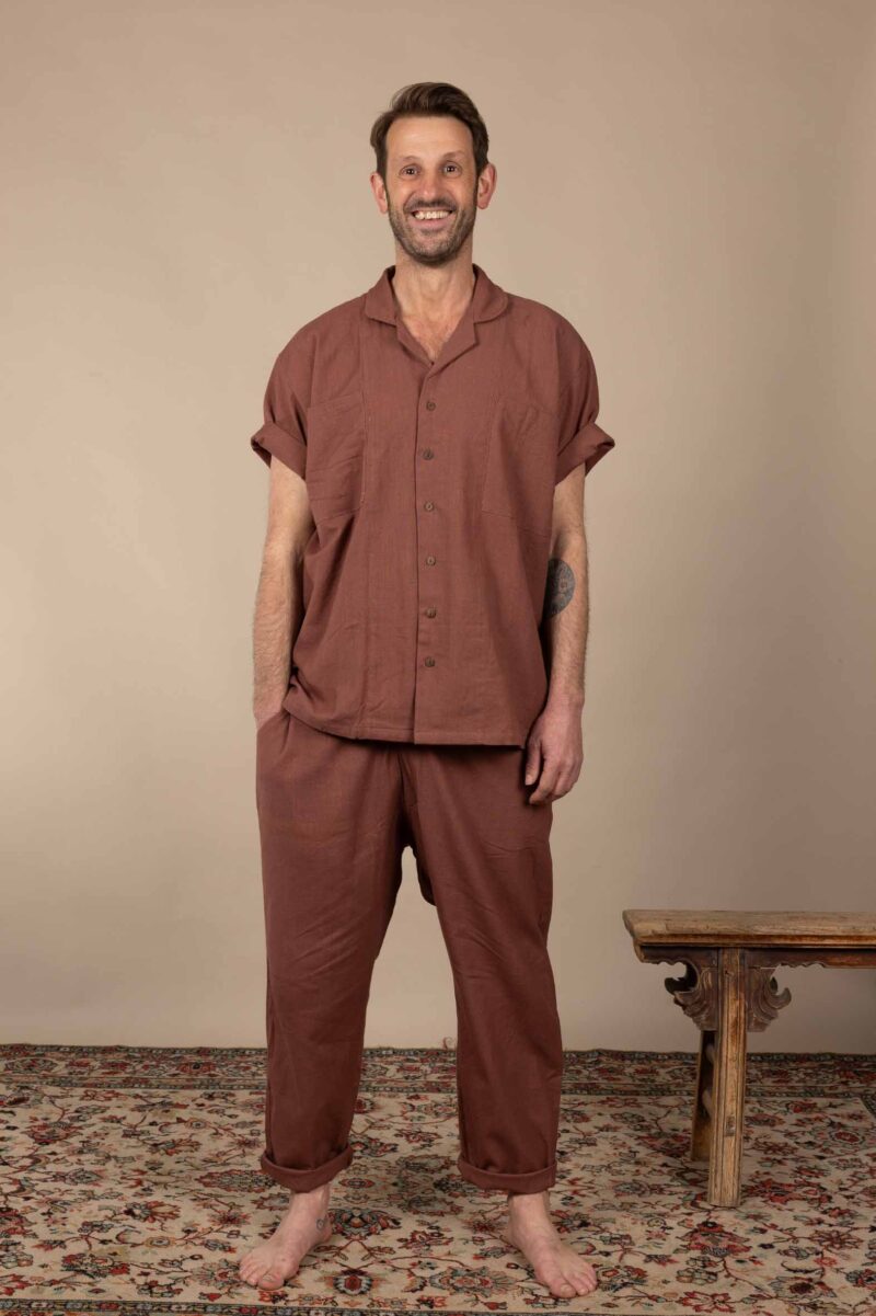 MQQ_0209Q Harembroek oud roze/bruin