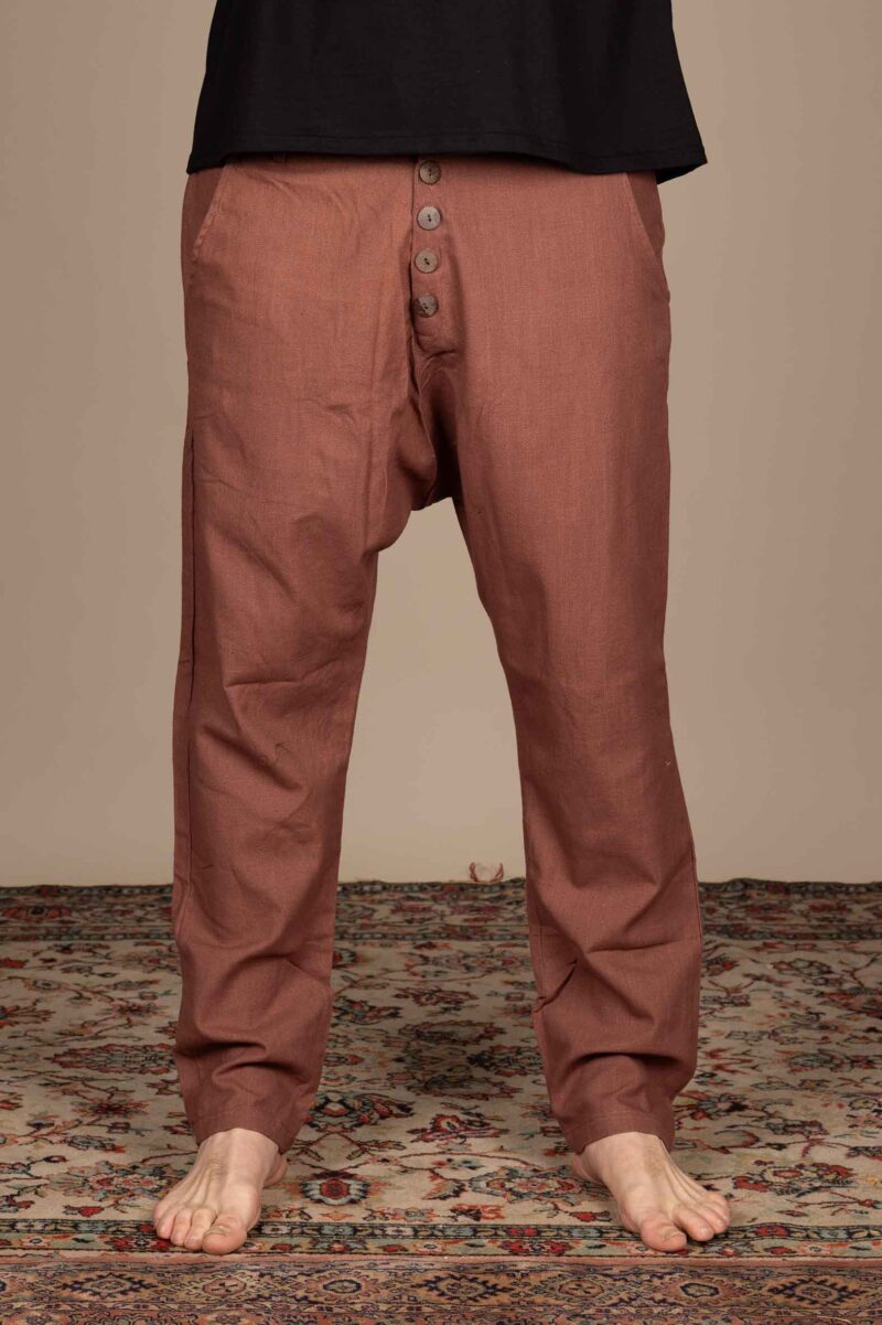 MQQ_0293 Harembroek oud roze/bruin