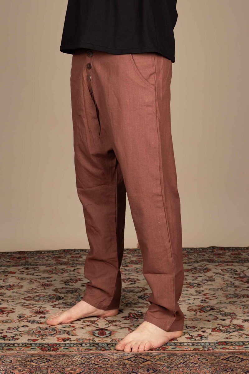 MQQ_0295 Harembroek oud roze/bruin