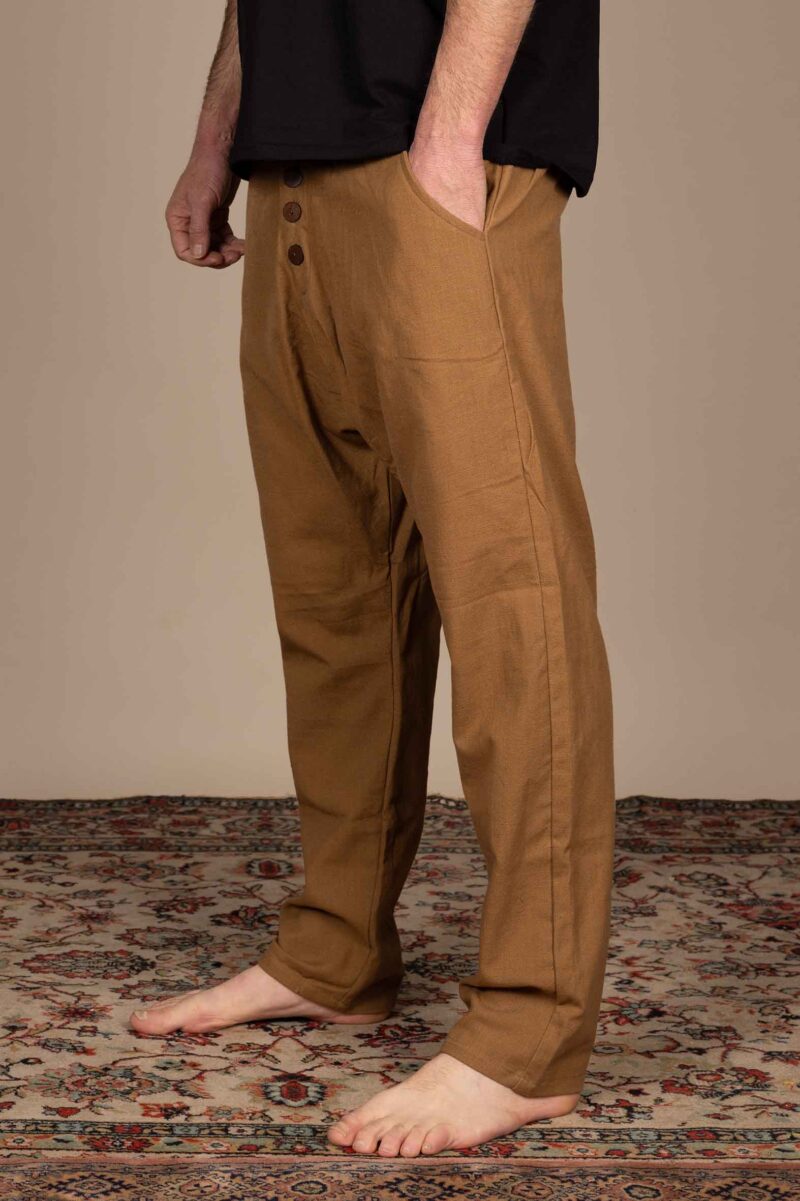 MQQ_0303 Harembroek Heren mosterd