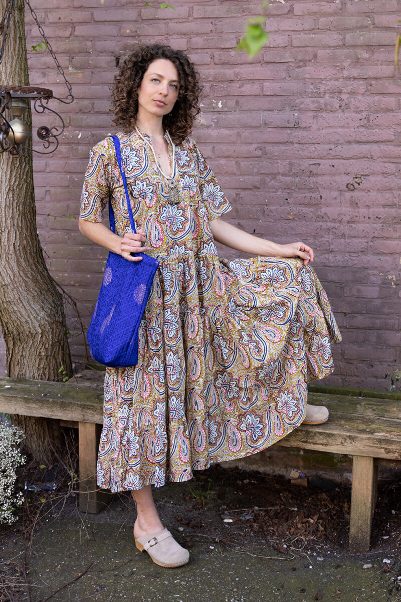 MarianneQ Blockprint jurk