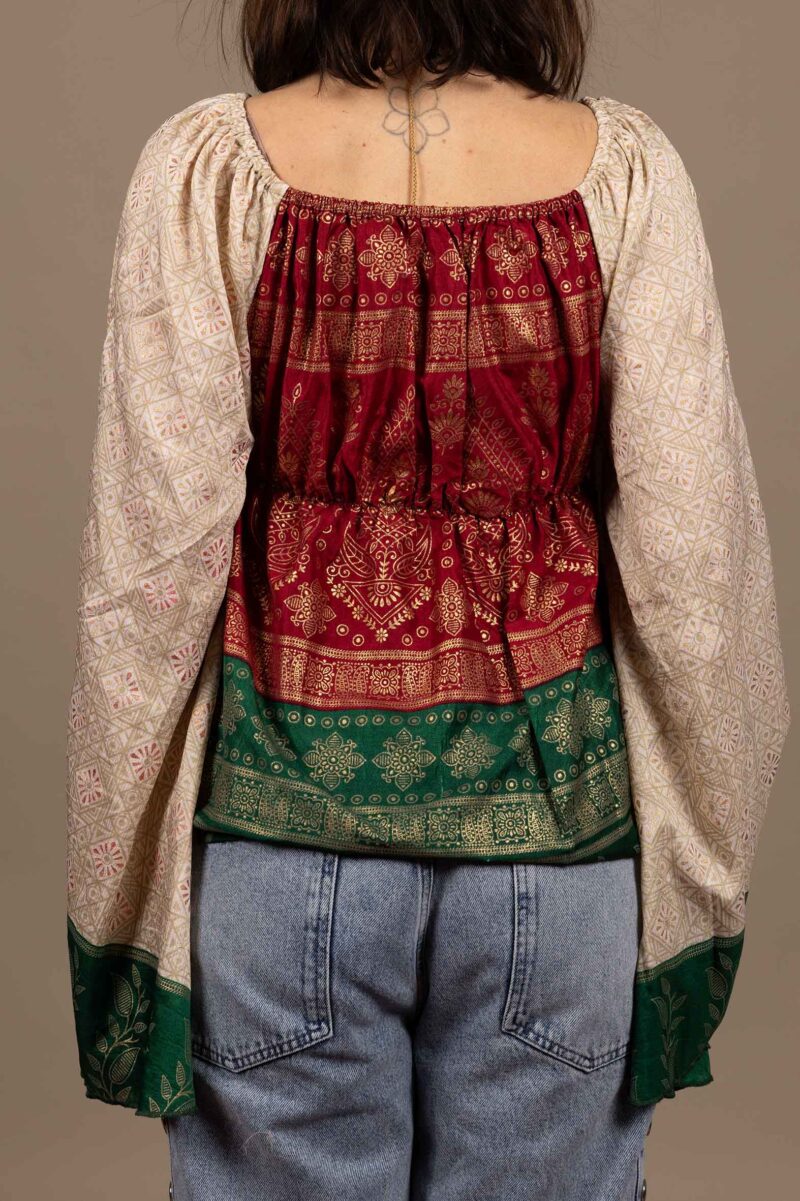 MQQ_0983 Top met klokmouwen S/M