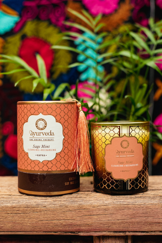 Kapha salie munt Ayurveda geurkaars