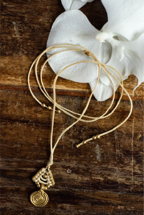 macrame ketting 2 Macrame ketting