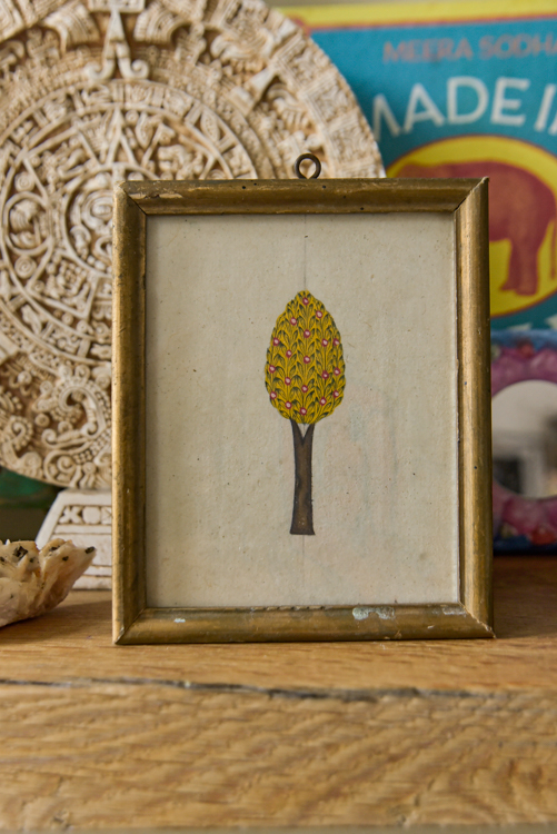 _DSC6978 Vintage schilderijtje Tree of life ( S )