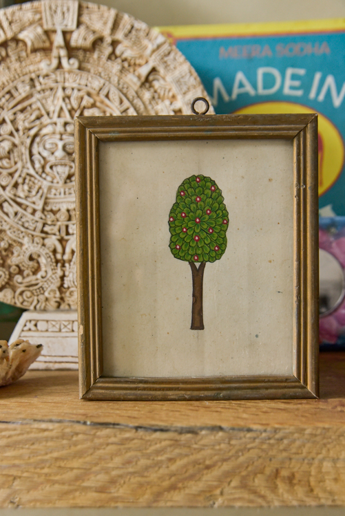 _DSC6979 Vintage schilderijtje Tree of life ( S )