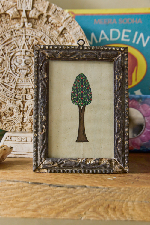 _DSC6987 Vintage schilderijtje Tree of life ( S )