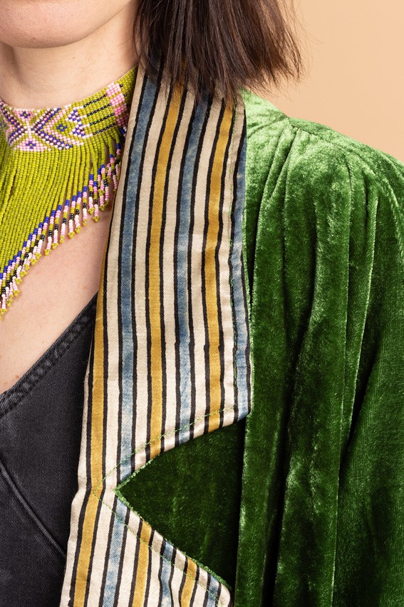 3G9A8889LR Oversized velvet Jas