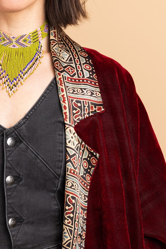 3G9A8891LR Oversized velvet Jas