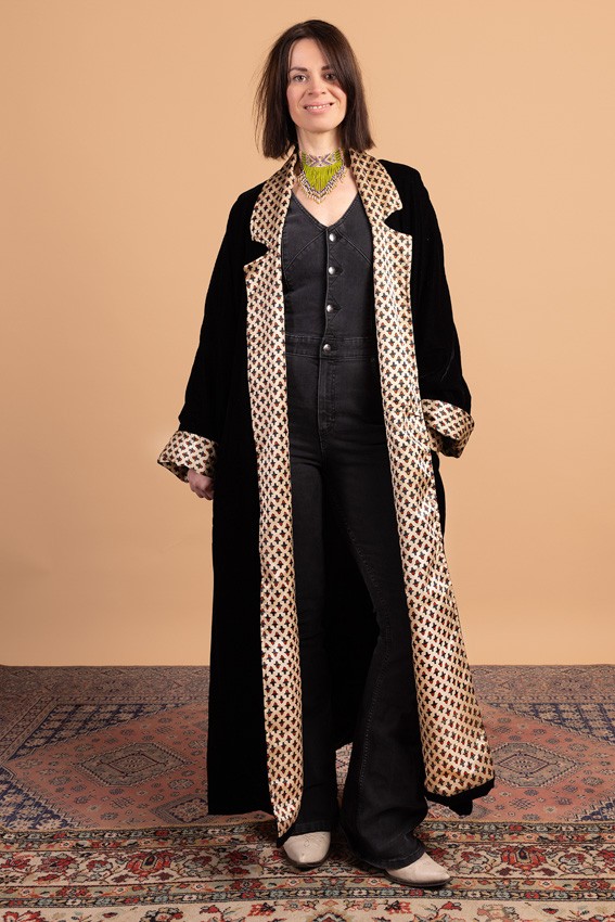 MQQ_3089lr Oversized velvet Jas