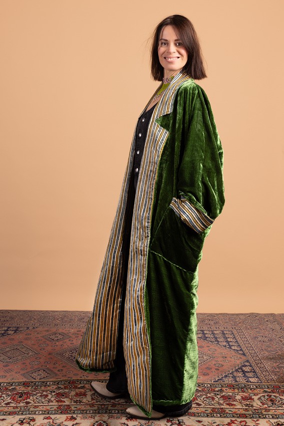 MQQ_3093lr Oversized velvet Jas