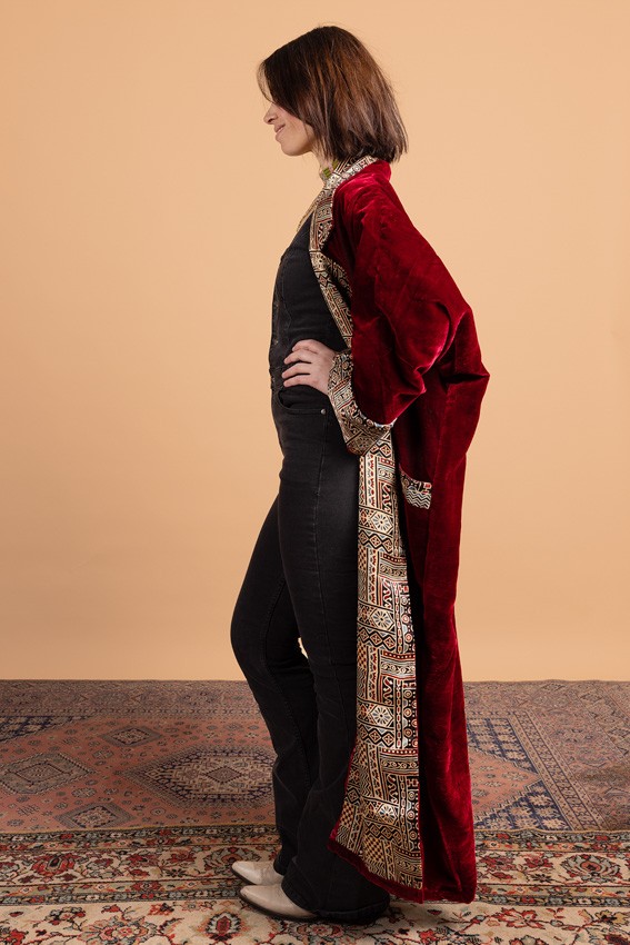 MQQ_3106lr Oversized velvet Jas