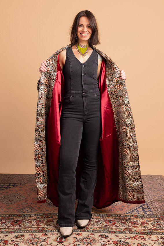 MQQ_3108lr Oversized velvet Jas