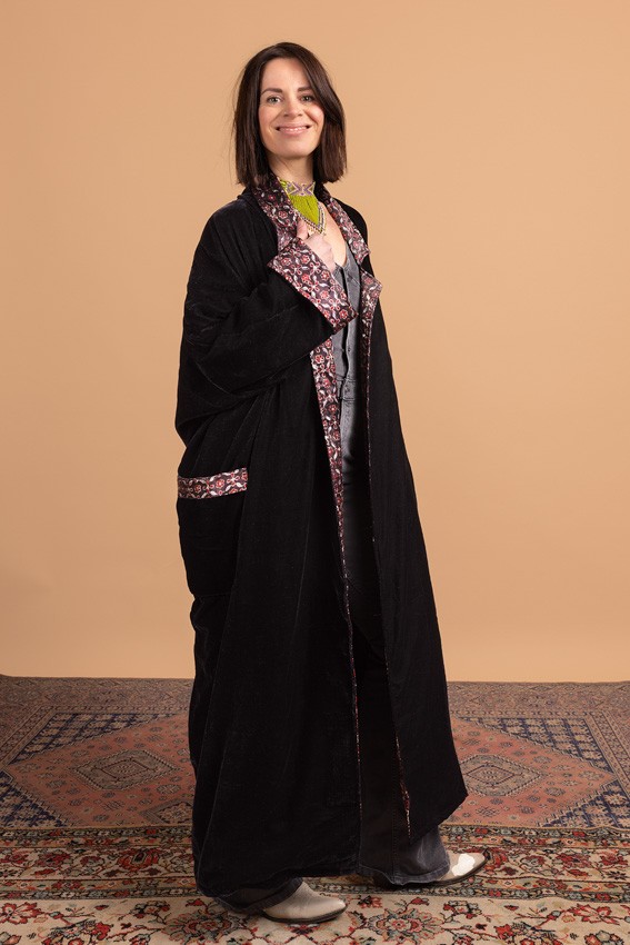 MQQ_3112lr Oversized velvet Jas