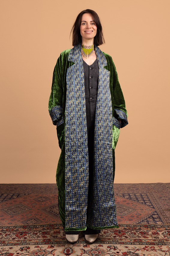 MQQ_3149lr Oversized velvet Jas