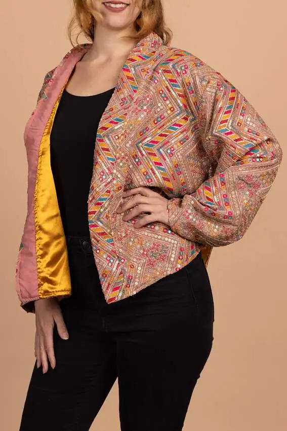 MQQ_3368lr Embroidery jacket