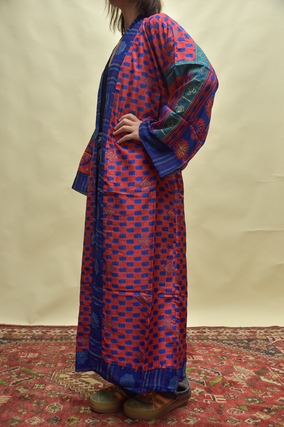 Dubbelzijdige kimono lang