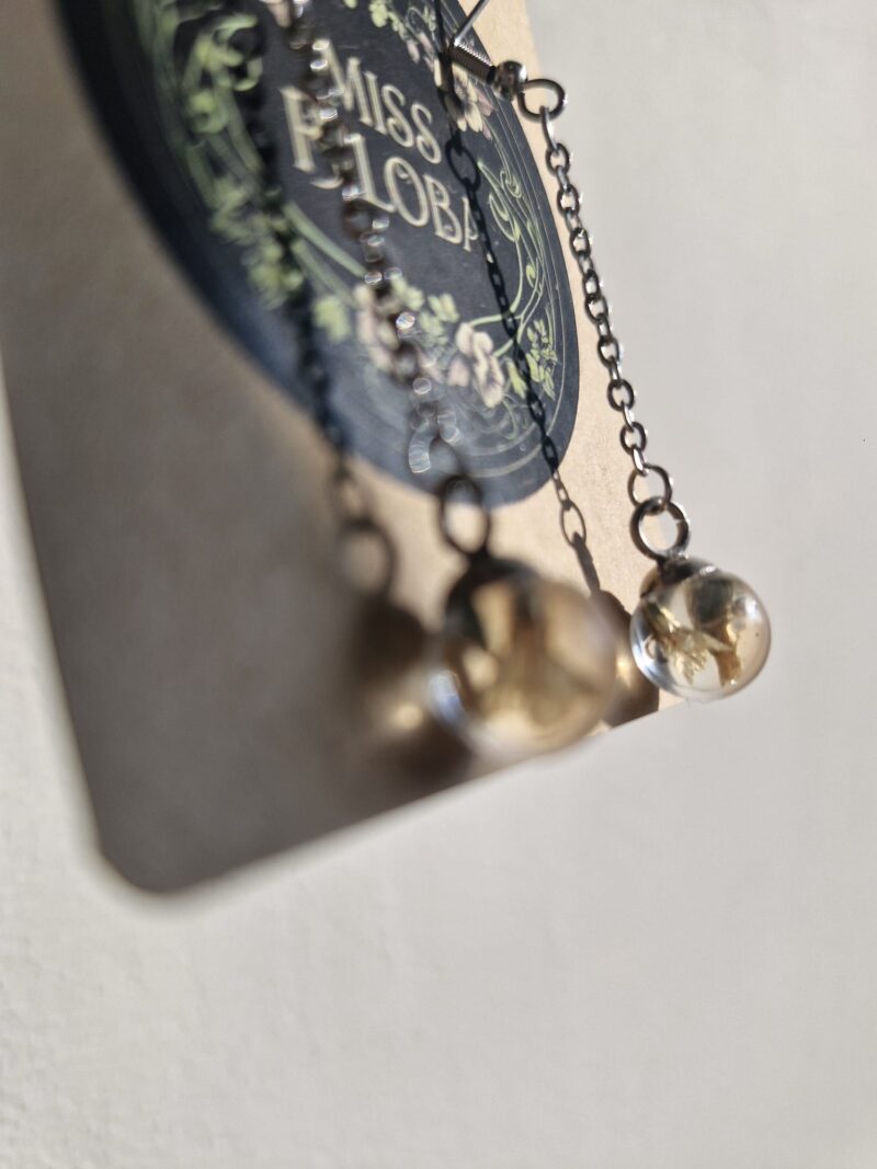 Bol set 2 Flower oorbel Bol set