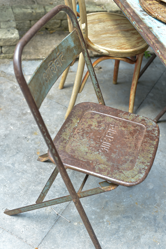 _DSC5306 Vintage stalen klapstoeltje