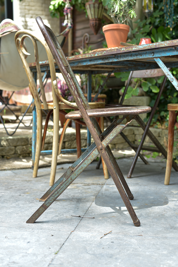 _DSC5308 Vintage stalen klapstoeltje