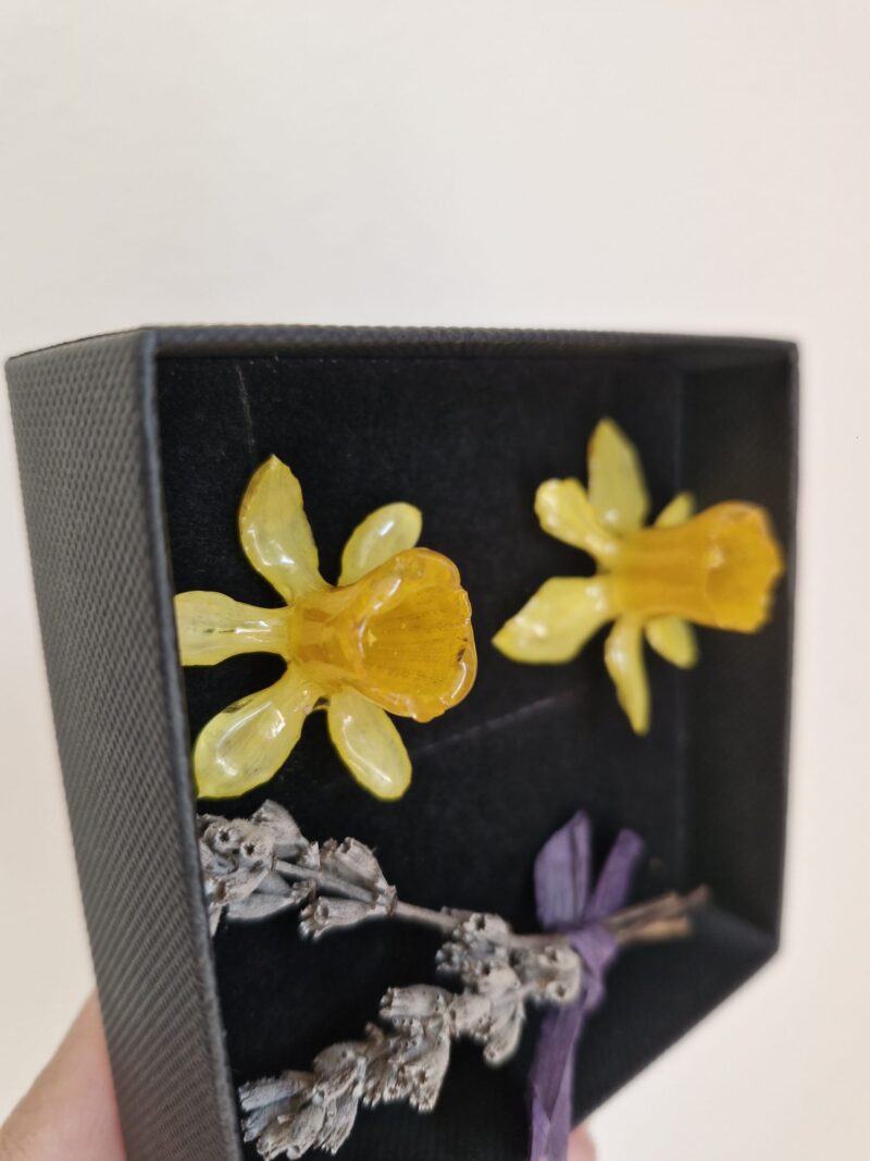 Flower oorbel Mini Narcis