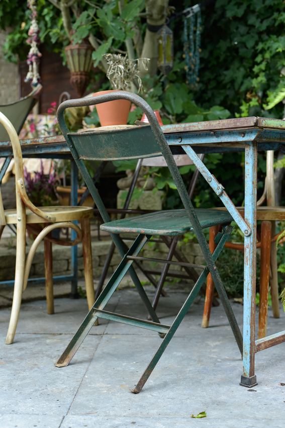 _DSC5651 Vintage stalen klapstoeltje